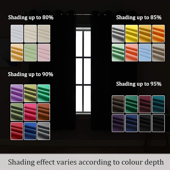 DUALIFE 2 Panels Vertical Curtains for Window, Doorway Curtain Room Drapes 120 Inch Length 60 Inch Wides, Privacy Curtains for Patio Sliding Door(Navy, 10ft Tall x 5ft Wide)