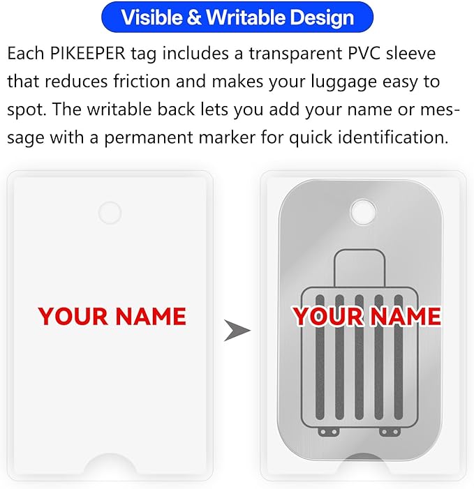 Smart QR Code Luggage Tags - Show Location When Scanned, Customizable Info with Privacy Protection, 4-Pack Waterproof & Durable Travel Labels for Suitcases, Backpacks & More