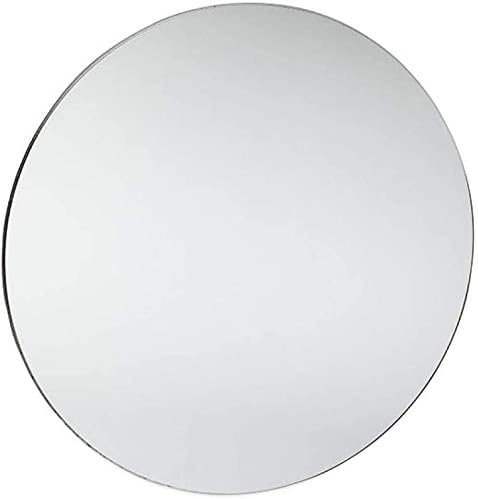 Marketing Holders Acrylic Mirror Round 8 Inch Circle Laser Cut 1/8" Thick Travel Makeup Home Decor Lucite Reflective Pieces for Arts and Crafts and DIY Projects