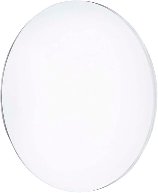 Marketing Holders Acrylic Round Sheet 10 Inch Clear Circle Flat for DIY Crafts Wall Safer Light Weight Plastic 1/8" Thick Center Piece Wedding Events