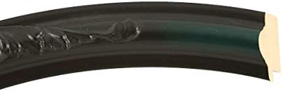 OVALCREST Round Beveled Wall Mirror for Home Decor - Florence Style - Hunter Green - 34x34 Outside Dimensions
