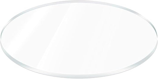 Marketing Holders Clear Acrylic Round 14" DIY Blank 1/8" Thick See Through Tile for Window Glass Replacement in RVs Motorhomes and Boats