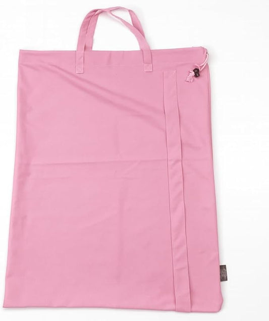 LFH Home Large Premium 1pack Cotton Canvas Laundry Bag with Drawstring and Handles Heavy Duty, Multi-Use, Washable for Home, Travel, College or Storage 28x36-Pink