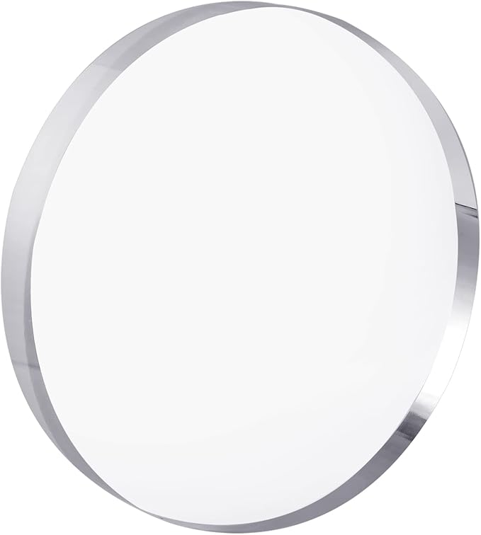 CiaoHER 1in Thickness 9in Diameter Acrylic Disc Display Block Clear Polished Round Pedestal Stand Riser 9" x 9" x 1", 1 Pack