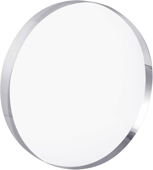 CiaoHER 1in Thickness 9in Diameter Acrylic Disc Display Block Clear Polished Round Pedestal Stand Riser 9" x 9" x 1", 1 Pack