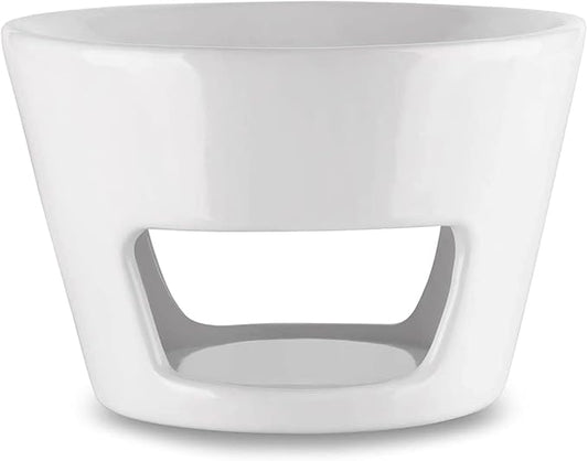 AROMATIKA - Oil Burner White - Large Ceramic Oil Burner - Best for Aromatherapy - Relaxation - Spa - Aroma Lamp - Aroma Burner (5.9 x 3.9 in) - 3 Candles Free