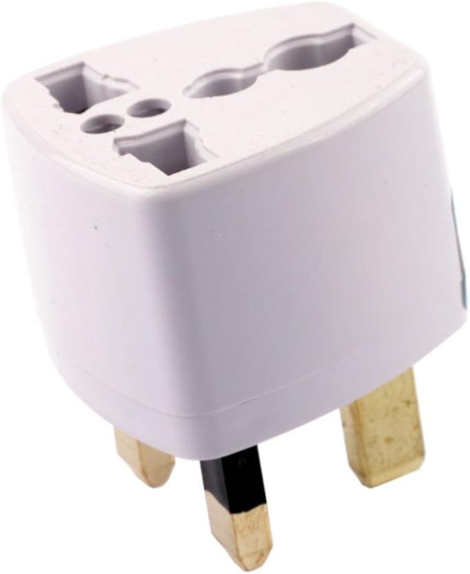 ANRANK UN6688AK 2 Packs Universal EU/USA/AU to UK GB England AC Power Plug Adapter Travel Converter