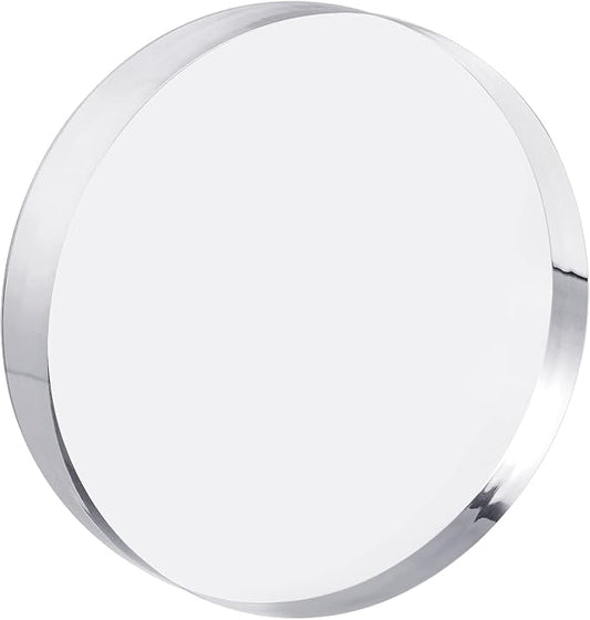 CiaoHER 1in Thickness 5in Diameter Acrylic Disc Display Block Clear Polished Round Pedestal Stand Riser 5" x 5" x 1", 1 Pack