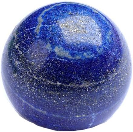 StoneStory Natural Lapis Lazuli Healing Crystal Sphere Ball for Reiki Balancing Meditation Energy Home and Office Decoration (6cm, Lapis Lazuli)