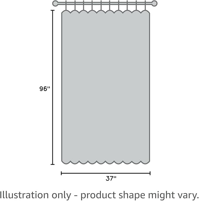 Joydeco Light Filtering Curtains 96 Inch Length for Bedroom, Linen Curtains 96 Inch Length 2 Panels Set for Living Room，White Semi Sheer Drapes 96 Inches Long with Rod Pockets