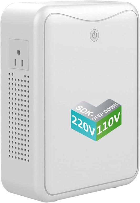 220v to 110v Step Down Transformer 1000W Power Voltage Converters, No Noise, Suit for Coffee Machines, Rice Cookers and Other Kitchen Appliances，Using US and Japan Appliance in Asia or Europe