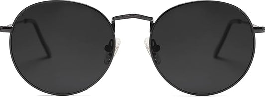 SOJOS Small Round Polarized Sunglasses for Women Men Classic Vintage Retro Shades UV400 SJ1014