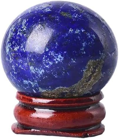 StoneStory Natural Lapis Lazuli Healing Crystal Sphere Ball for Reiki Balancing Meditation Energy Home and Office Decoration (4cm, Lapis Lazuli)