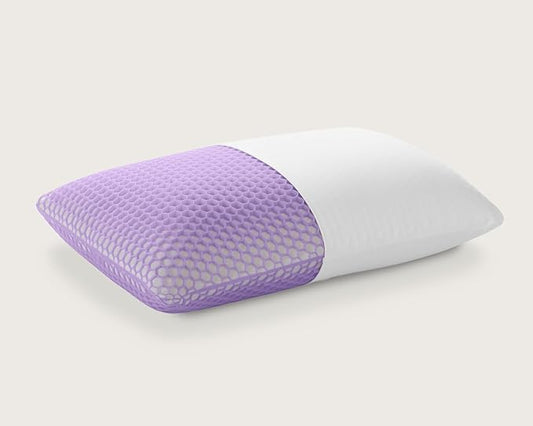 Purple Harmony Pillow - Standard Low, Greatest Pillow Ever Invented, 360º Hex Grid & Talalay Latex Core - No Pressure Support, Stays Cool, Luxurious Comfort