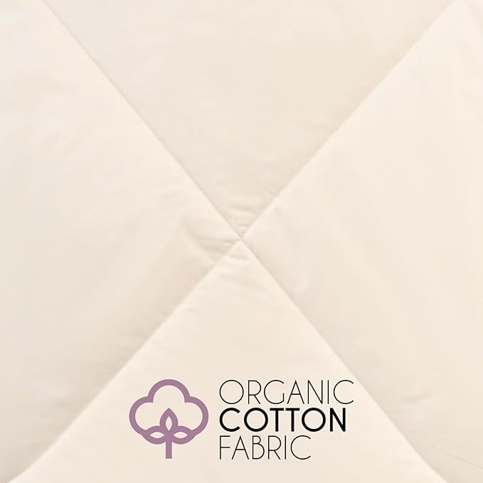 Twin Extra Warm 100% Fine Alpaca Duvet - Premium Cotton Cover, 6,66 lb Filling, Ideal for Winter, Breathable & Temperature-Regulating, 70 x 92 inches