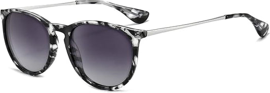 SUNGAIT Premium Vintage Round Sunglasses for Women Men Classic Retro Trendy Style