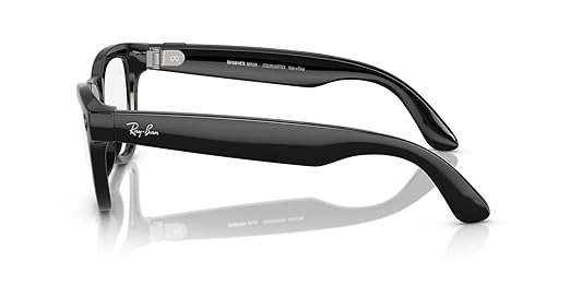 Ray-Ban Meta (Gen 1), Skyler, Shiny Caramel | Smart AI Glasses for Men, Women-12 MP Camera, Open-Ear Speakers for Audio, Video Recording and Bluetooth-Transitions® Amethyst Lenses-Wearable Technology