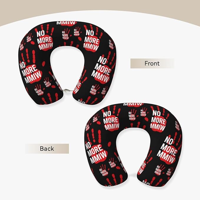 Travel Pillow for Boys and Girls, Comfortable Neck Chin Head Support Cushion No More Mmiw Red Black, Comfortable for Airplanes Car Sleeping Rest