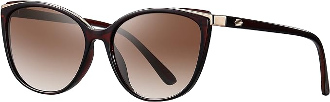 Trendy Cat Eye Sunglasses for Women Fashion Cateye UV400 Protection Glasses CL22017