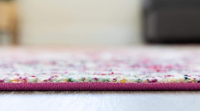 Rugs.com Arlington Collection Rug – 7' x 10' Multi Medium-Pile Rug Perfect for Living Rooms, Large Dining Rooms, Open Floorplans
