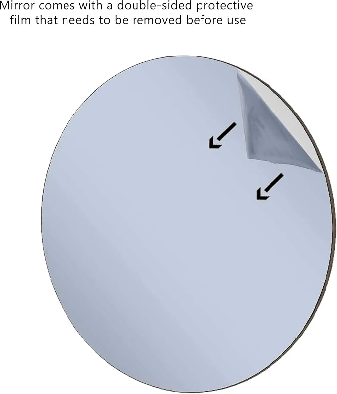 Marketing Holders 20" Acrylic Mirror Round Circles 1/8" Thick Flat for DIY Crafts Wall Safer Light Weight Plastic Center Piece Wedding Events