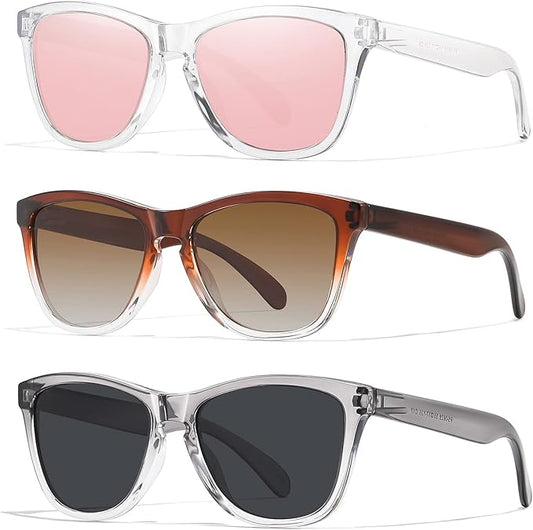 Sunglasses Womens Polarized Sunglasses for Mens Womens Retro Mirror Lens for Driving Fishing UV400 Protection