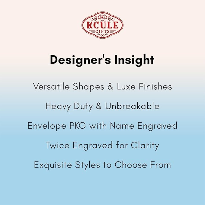 Personalized Luggage Tags for Suitcases - Stainless Steel Custom Luggage Tags for Backpacks & Bags, Sturdy, Waterproof & Heavy Duty (Silver/Round)