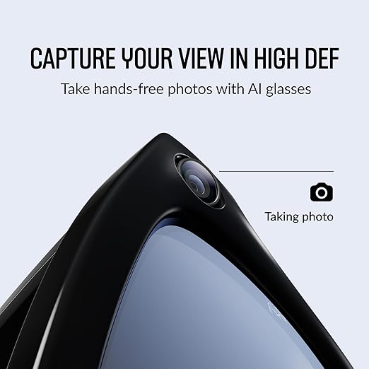 Ray-Ban Meta Glasses, Wayfarer Large (Gen 1) , Matte Black | Capture high-def photo and video — Listen to music and podcasts — Ask Meta AI for directions, real-time answers and more