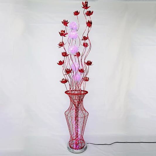 Nordic Modern Flower Floor Lamp Fashion Art Living Room Sofa Bedroom Wedding LED Originality Decorative Standing Light (Style 17)