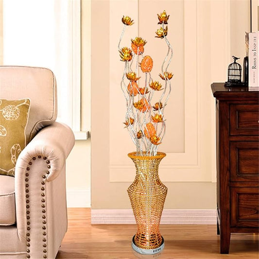 Nordic Modern Flower Floor Lamp Fashion Art Living Room Sofa Bedroom Wedding LED Originality Decorative Standing Light (Style 9)