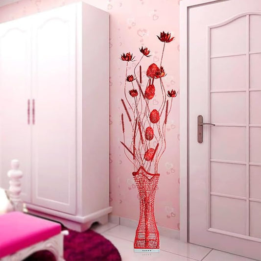 Nordic Modern Flower Floor Lamp Fashion Art Living Room Sofa Bedroom Wedding LED Originality Decorative Standing Light (Style 4)