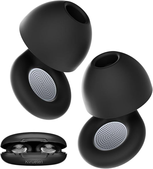 Ear Plugs for Sleeping, Ultra-Soft Noise Reduction Ear Plugs for Hearing Protection, Comfortable Sleep Earplugs for Travel, Work, Concerts & Sound Blocking (Black)