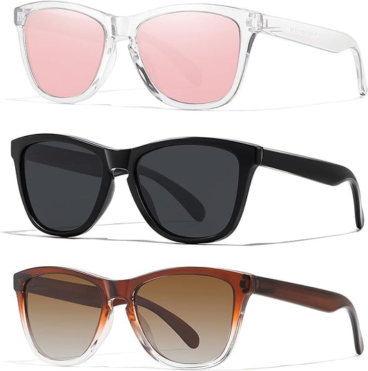 Sunglasses Womens Polarized Sunglasses for Mens Womens Retro Mirror Lens for Driving Fishing UV400 Protection