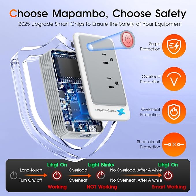 220V to 110V Voltage Converter US to Europe for Curling Iron and Hair Straighteners, Power Converter for European Travel Plug Adapter with 2 USB A & 2 USB C Ports (Type C-Europe)