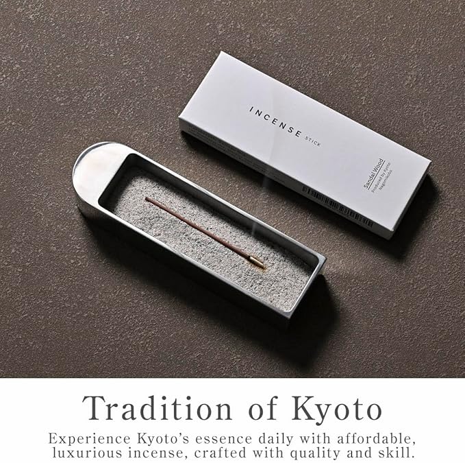 Kyoto Agarwood Incense Sticks - Japanese Temple Aroma, Ideal for Relaxation & Meditation, Approx. 60 Sticks (0.044 Pounds) - Premium Quality Incense for Spiritual & Home Use Nagomikobo