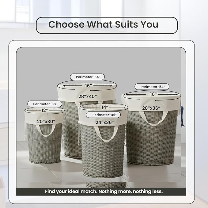 LFH Home Cotton Canvas Large Laundry Bag with Handle, Heavy Duty Drawstring Closure Washable Laundry Bags School Travel, Home, Hotel, College Dorm, Organizer Sack, Cloths 20x30-White, Thanks Giving