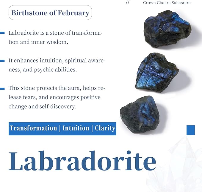 SUNYIK Natural Labradorite Ball Sphere with Resin Stand Polished Crystal Sphere Stone Figurine Decor for Home Office Tabletop, 1.6-1.9"(41-50mm)