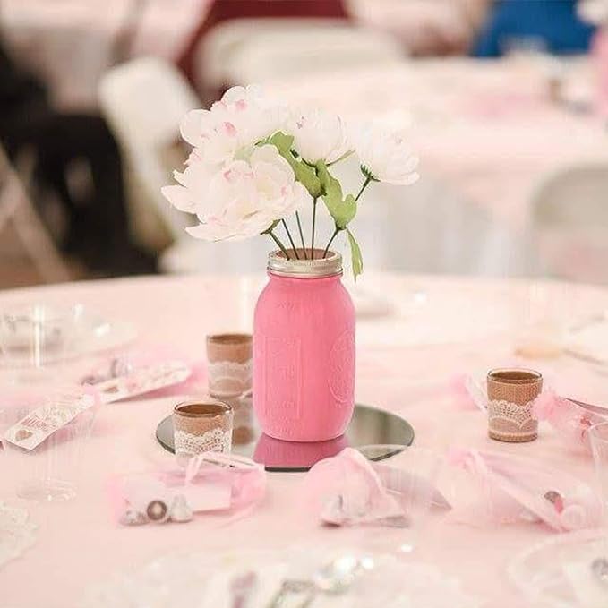 WGVI WGV Round Mirror Plate Sets Bulk 6" Diameter, 4.5 mm Thickness, Frameless Sanded Edges, Quality Thick Candle Tray, Home Event Party Wedding Table Centerpiece Wall Decor, 12 Pieces