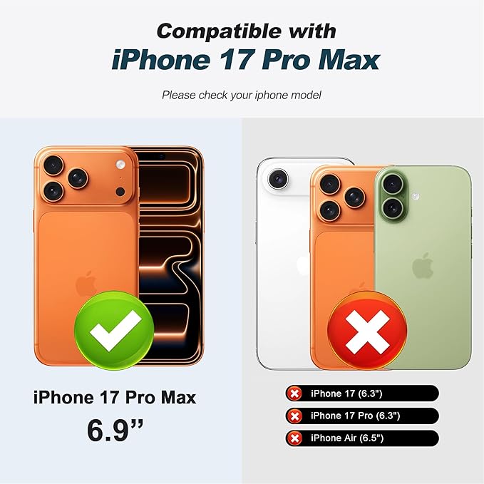 CIVICASE for iPhone 17 Pro Max Wallet Case with Stand,PU Leather Flip Credit Card Holder Slots (RFID Blocking),Compatible with Magsafe Magnetic Holder Phone Cover Women Men,Green