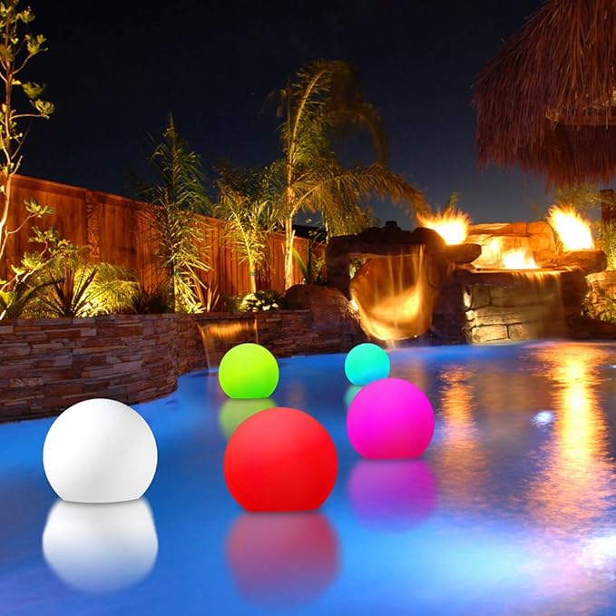 Modern Home Deluxe Floating LED Glowing Sphere w/Infrared Remote Control (12")