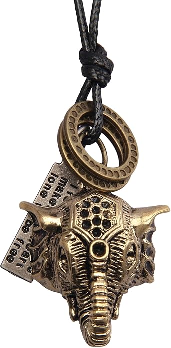 Leather Necklace for Women Boho Choker Necklace Long Cord Leather Pendant Bohemian Neckalce Vintage Alloy Pendant Leather Rope Necklace Wooden Necklaces for Women