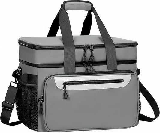 Cooler Bag for Camping, Portable Waterproof Cooler Bags, 32L Insulated Lunch Bag for Picnic, Beach, Trip