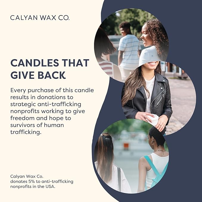 Calyan Wax Co. Evergreen & Eucalyptus 2 Wick Scented Candle - 37 Hour Burn - Luxury Non Toxic Soy Wax Candles - Long Lasting Large Glass Jar Candle for Home - 8.8oz