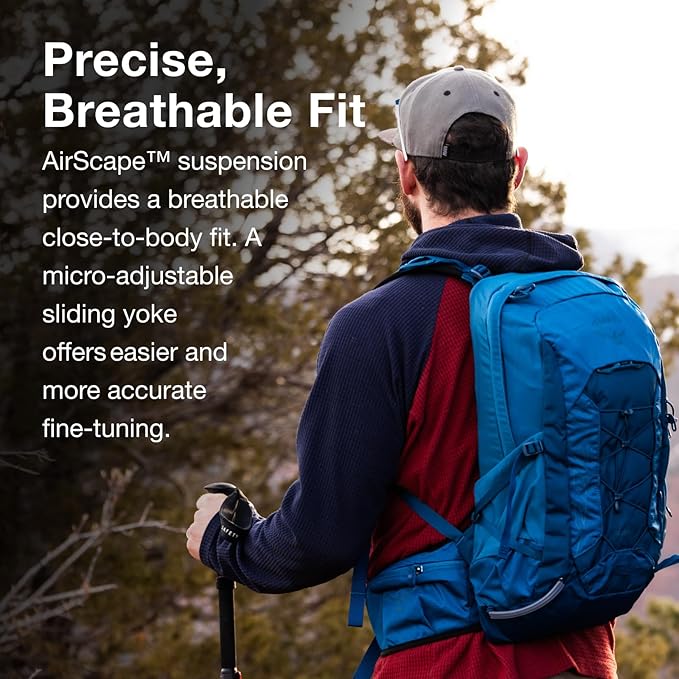 Osprey Talon 11L Men's Lightweight Hiking Backpack - Small Daypack for Travel & Camping, Frosty Mint Green/Night Shift