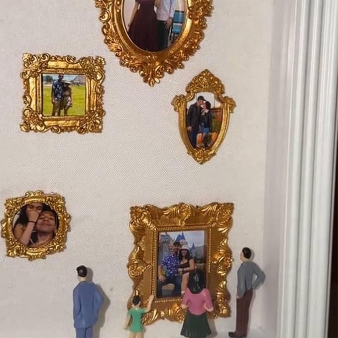 DIY Mini Museum Silhouette Box Unique Memory Keepsake for Home Decor 2026 New Mini Museum Display (Black)