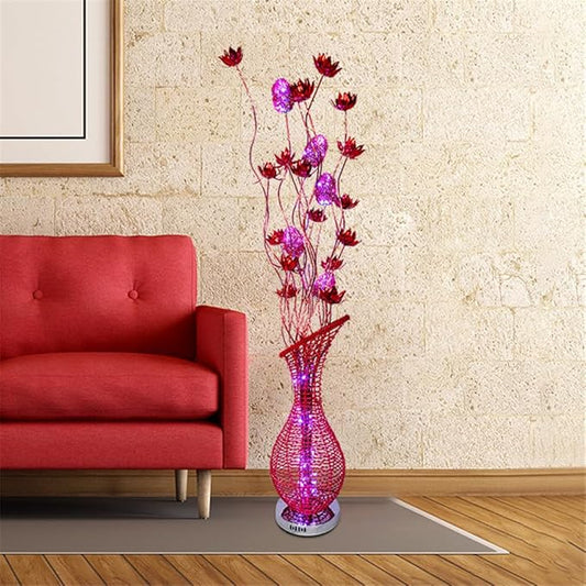 Nordic Modern Flower Floor Lamp Fashion Art Living Room Sofa Bedroom Wedding LED Originality Decorative Standing Light (Style 7)