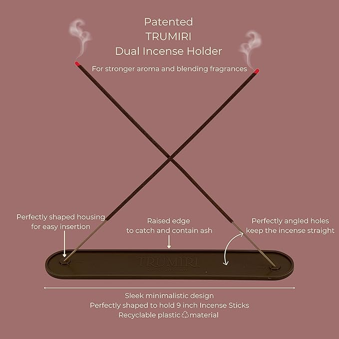 Fruity Incense Sticks Variety Pack - 120 Insence-Sticks (6 Incents x 20 Insense) - Coconut Orange Pineapple Mango Strawberry Apple - Natural Inscents-Sticks Non Toxic Inciensos + Stick Incense Holder
