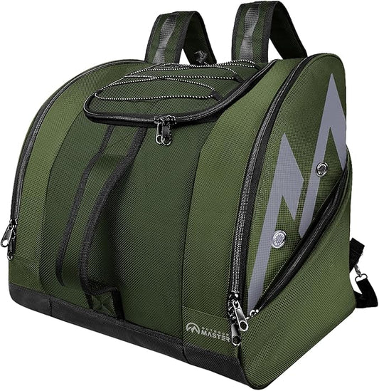 OutdoorMaster Boot Bag - 50L Ski Boots and Snowboard Boots Bag, Excellent for Travel with Waterproof Exterior & Bottom - for Men, Women and Youth