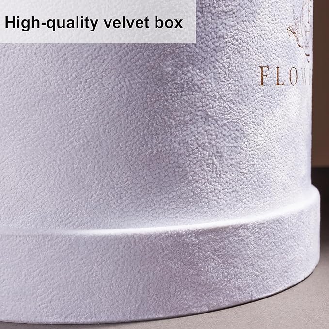 27 Flowers in a Luxury Suede Box, Birthday Gifts for Women, Preserved Flowers, Mothers Day Roses Gift for Mom, Hot Pink