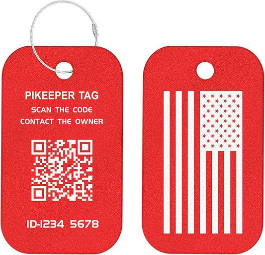 Smart Luggage Tags for Suitcases - Waterproof QR Code Bag Tags with Location Notification When Scanned, Self-Modifiable Info, Durable & Personalized Backpack Travel ID Tags